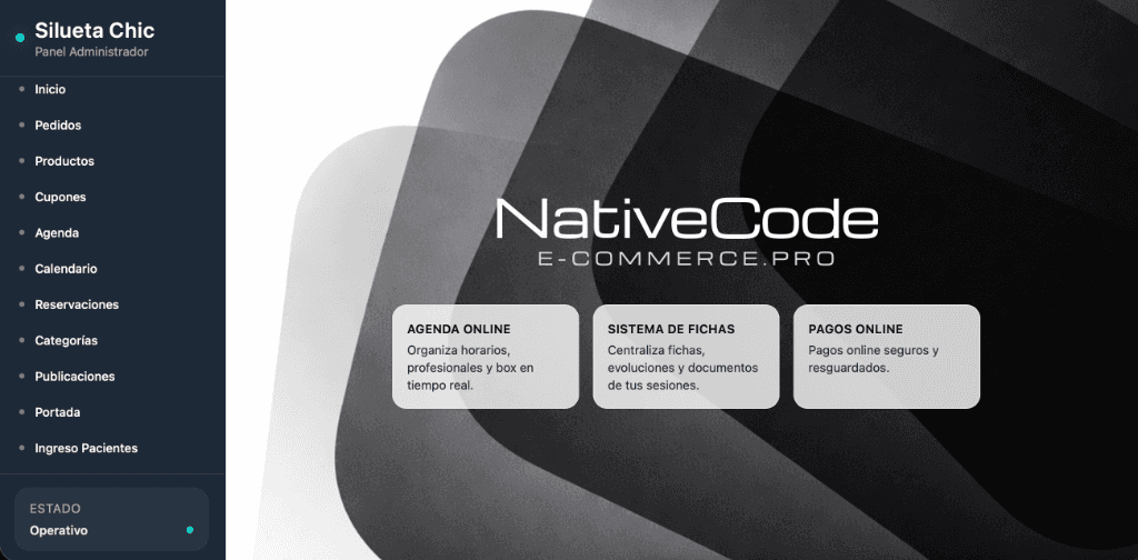 Dashboard Interface Native Code