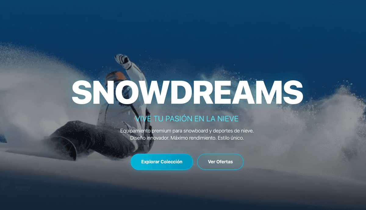 SnowDreams - E-commerce